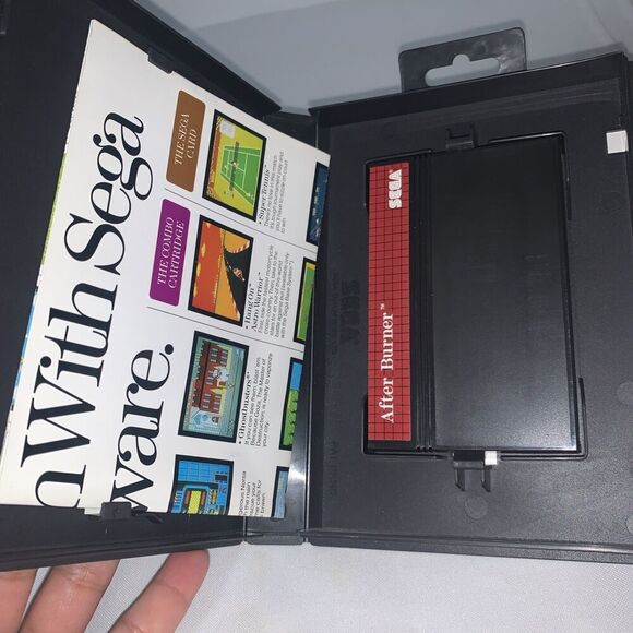 Video Game After Burner Sega Master System, A Four Mega Cartridge - Picture 9 of 9